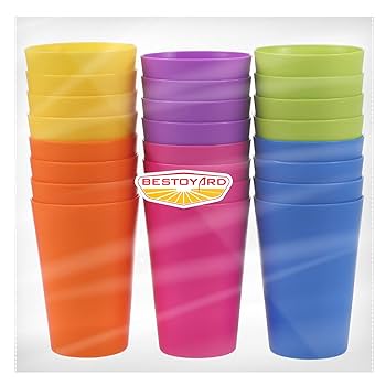 Amazon | BESTOYARD プラスチックコップ コップ カップ 耐熱
